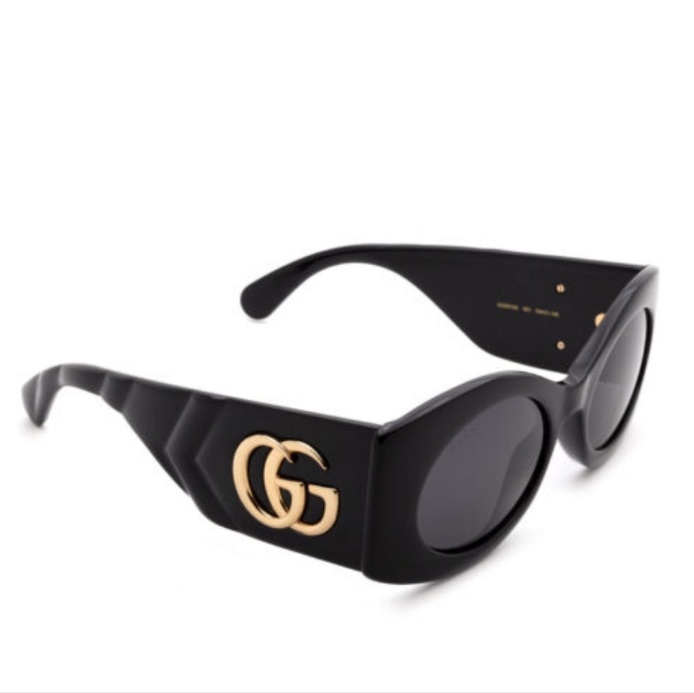NEW GUCCI WOMEN'S SUNGLASSES GG0810S 001 BLACK GUCCI EYEWEAR GG0810S - Picture 8 of 9
